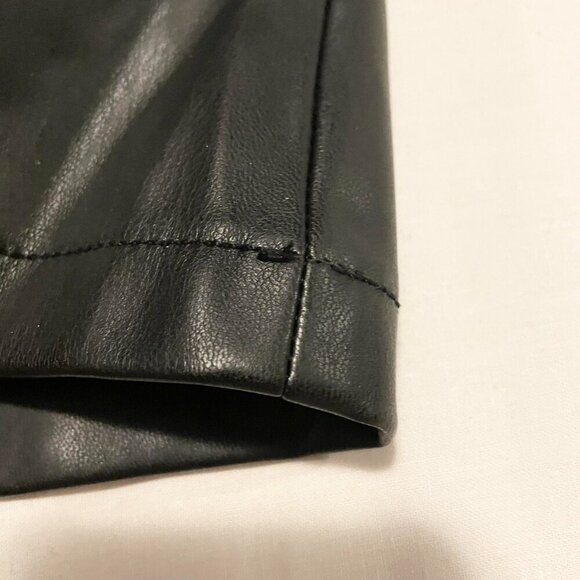 Noisy May Vegan Faux Leather Miniskirt Zip Closure Womens Size Small - Picture 6 of 16